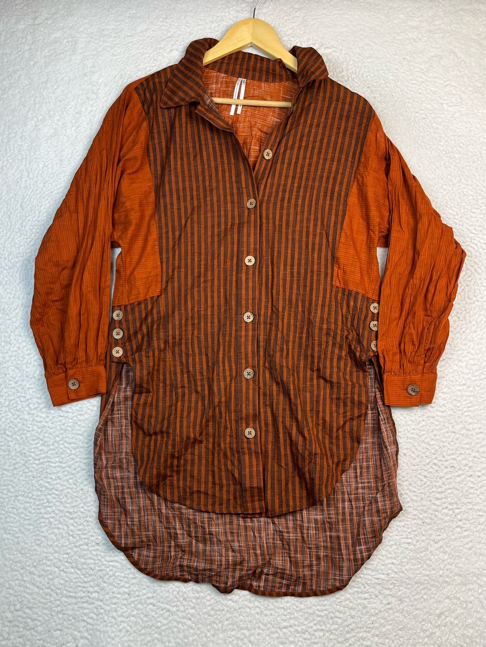 Anthropologie tunic button shirt